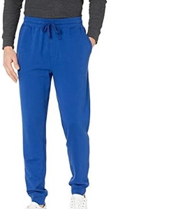 Men's Custom Running Jogger Sweatpants Best <b>Design</b> Solid Color Sportswear Casual Plus Size Cuffed Beige Customized Logo Print - Product Image 1