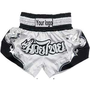 Top qualité Satin matériel court grappling MMA Shorts hommes séchage rapide vêtements de boxe ensembles OEM Service disponible Pakistan 2025 - Product Image 2