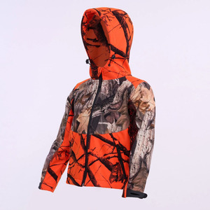 Digital Camouflage Hunting Jacket <b>Mens</b> <b>Long</b> Sleeve Outdoor Utility Fieldwear Rip-Stop Cotton Polyester OEM Custom <b>Coat</b> - Product Image 3