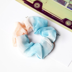 Chouchou en soie personnalisé cravates pour cheveux nouveauté soie Satin cheveux cravates 100% Pure soie tissu Satin chouchou 6a petit grand pour cheveux - Product Image 5