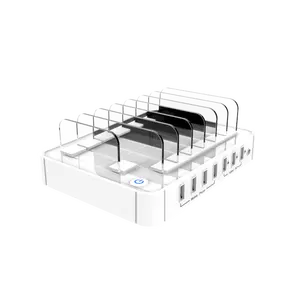 E-SENSE 95W 7 ports USB-A 5V1A +5V2.4A charging station for mobile tablet