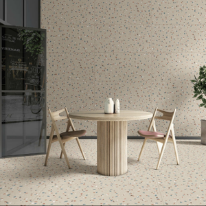 Azulejos de porcelana de la serie Terrazo de 600x1200mm de alta calidad con acabado mate Diseño clásico Estilo moderno para uso en exteriores en hoteles - Product Image 6