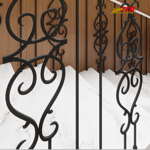 Des pièces d'escalier uniques avec des rails en fer forgé apportent un charme industriel et une touche créative aux escaliers intérieurs et extérieurs - Product Image 4