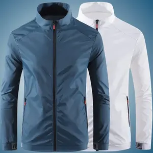 Veste de randonnée imperméable et respirante en gros, personnalisable avec logo DIY, coupe-vent unisexe en toile pour homme, idéale pour l'hiver - Product Image 5