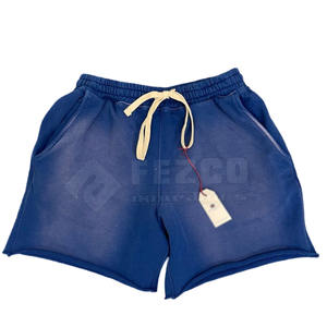 Los mejores pantalones cortos ligeros hechos a medida con lavado ácido, patrón sólido informal, MOQ bajo, venta en línea, pantalones cortos con lavado ácido de tela - Product Image 1