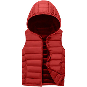 Gilet matelassé léger pour hommes gilet chaud d'hiver résistant à l'eau sans manches gilet gonflé à bulles gilet - Product Image 1