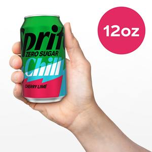 Refresco de Soda Spritee Chill Zero Sugar Sabor Cereza y Lima Natural en Lata, 12 fl oz, Paquete de 12, Alta Calidad, Nuevo, Venta al por Mayor - Product Image 6