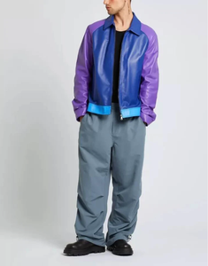 Modèle 2026 tendance, veste en cuir pour homme et femme, nouvelle mode, veste en cuir pour homme, veste en cuir coupe-vent 2025 - Product Image 2