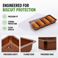 Insert de plateau blister en PET transparent, moulé sur mesure, ajustement précis, empilable, OEM ODM
