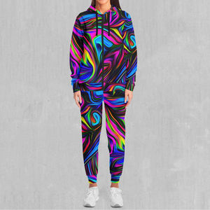 Survêtements de jogging à sublimation personnalisée Survêtements taille élastique surdimensionnée Unisexe Décontracté Léger Respirant Haute Qualité 2 Pièces - Product Image 5