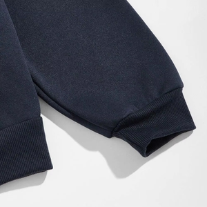 ชุดวอร์มแบบสวมหัวและกางเกงจ็อกเกอร์สำหรับผู้ชายชุดผ้าฟลีซสวมใส่สบายพร้อมดีไซน์บล็อกสี - Product Image 3