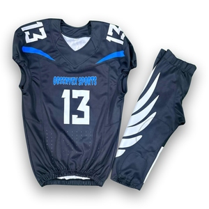 Conjunto de uniforme de fútbol americano de gran oferta, estilo único con material transpirable duradero para ropa de equipo - Product Image 6