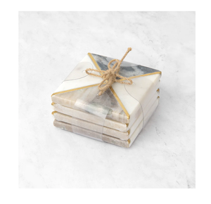 Sous-verres en marbre ensemble de sous-verres design en laiton écologique décor à la maison haute vente 2023 nouveau Design sous-verres de Table - Product Image 6