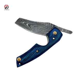 Venta caliente multifuncional Damasco acero cigarro accesorios personalizado cigarro cuchillo cortador con logotipo - Product Image 5