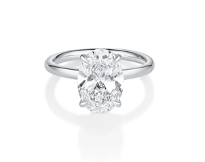 Anillo de Eternidad con Diamantes de Laboratorio con Corte Esmeralda y Certificación IGI para Mujer - Ideal para Bodas y Fiestas - Product Image 2