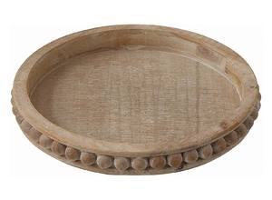 ถาดเสิร์ฟทรงกลมสีธรรมชาติทำจากไม้เครื่องครัวใช้รับประทานอาหารเย็นสินค้าขายดีมาใหม่ - Product Image 6