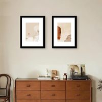Cadre photo écologique créatif HuaJia 3,5*5" 4*6" 5*7" 6*8" pour montage mural ou sur table, encadrement grand format, vente en gros