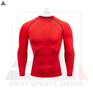 Camisetas de Compresión Personalizadas con Estampado Digital, Transpirables, de Secado Rápido, Unisex, para Gimnasio, Manga Larga, 220g, Ropa Deportiva 100% Poliéster - Product Image 2