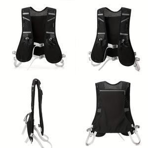 Chaleco de Hidratación para Maratón, Senderismo, Ciclismo, Escalada, Mochila para Correr, Ciclismo, Agua, Aire Libre, Poliéster, Cremallera, Impermeable - Product Image 2