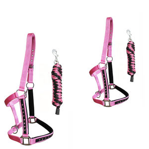 Halters en nylon pour selle anglaise Halters de cheval réglables de haute qualité Best Soft Comfortable , English Saddle Leather Halters - Product Image 6