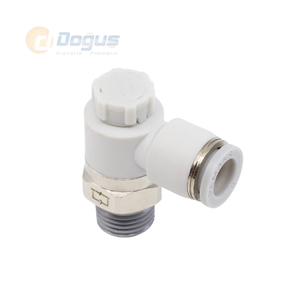 Pneumatic <b>Stepped</b> Elbow Speed Control Valve for Gas OEM Customization Supported - Product Image 1