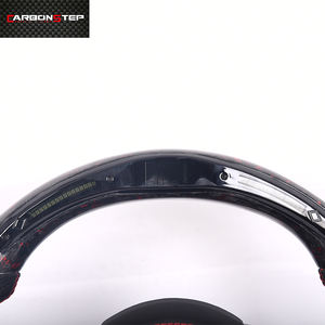Volant en cuir perforé en fibre de carbone noir forgé à LED personnalisé de <span class=keywords><strong>2022</strong></span> Offre Spéciale pour Zotye - Product Image 2
