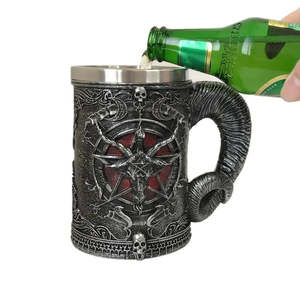 Cuentas de vidrio Baphomet Skight para jarras de cerveza, cuentas de vidrio para realzar la estética de tus utensilios de cerveza - Product Image 2
