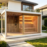 SAUNA TRIUNITY Sauna multifonctionnel carré pour la relaxation, la détoxification et la thérapie bien-être