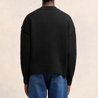 Vente en gros d'usine de pulls de luxe pour hommes pour l'automne et l'hiver. Pull en jacquard de mode française avec logo personnalisé et lettres en forme de cœur