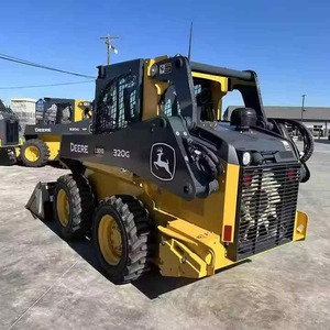 2022 John Deera 320G & 330G Mini Skid <b>Steer</b> Loaders Crawler For Low Price 4WD Loader with Essential Engine Hydraulic System - Product Image 1