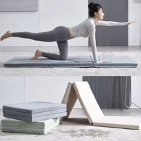 Camión cama Camper firme comodidad transpirable malla lados y portátil tri-plegable espuma viscoelástica colchón plegable multifuncional