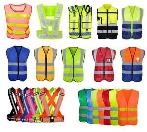 Gilet de sécurité noir haute visibilité avec fermeture éclair, Logo personnalisé, vêtements de travail, gilet de sécurité noir réfléchissant, vente en gros - Product Image 6