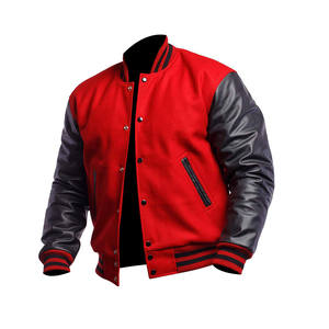 Chaqueta de hombre OEM 2025, chaquetas de chenilla bordadas personalizadas, chaqueta de béisbol informal de ajuste Regular para hombre, invierno de calidad Premium - Product Image 1