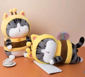 Tamaño 50cm Premium Royal Cat in Bee Cosplay Animales de peluche Juguetes para niños - Product Image 2
