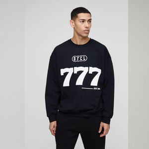 Vente en gros de pulls pour hommes en tricot de haute qualité OEM Sweatshirts pour hommes à col ras du cou avec épaules tombantes Logo personnalisé Fabriqué au Pakistan - Product Image 2