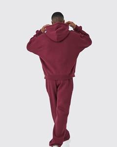 2025 Trending Custom Heavyweight 3d Puff Print 100% Cotton Tracksuits <b>Oversized</b> <b>Jogger</b> Sets Tracksuit for Men - Product Image 4
