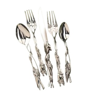 Vente chaude Ensembles de couverts en acier inoxydable Couverts en métal de luxe Hôtel Restaurant Fabriqué Vaisselle de table - Product Image 3