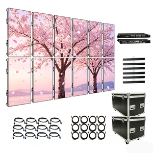 Pantalla LED Curva Portátil y Ligera para Alquiler, Pantalla LED de Video sin Costuras para Interiores y Exteriores, para Actuaciones en Escenario - Product Image 1