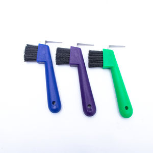 Cepillo de limpieza de pezuña de cabeza de caballo de plástico duradero, herramienta esencial de aseo Ecuestre para el cuidado de los caballos - Product Image 2