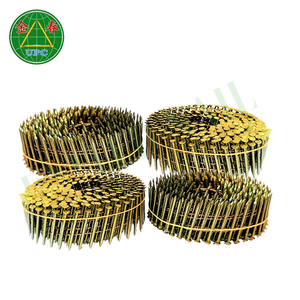 ตะปูม้วนจำนวนมาก1-1/4นิ้วพร้อมก้านเรียบหัวลายตาหมากรุกที่ติดทนนานสำหรับปืนยิงตะปูมีความแข็งแรงสูง - Product Image 6