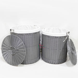 Artex Dong Thap Factory Grand panier de rangement en jonc de mer avec poignées pour l'organisation de la cuisine et la décoration intérieure - Product Image 3