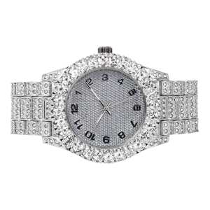 Custom <b>Square</b> Antique Fashion Mechanical Movement 41mm Glass Stainless Steel Iced Moissanite Diamond <b>Watch</b> Hip Hop Business - Product Image 2