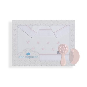 3 pièces de literie pour bébé modèle Enzo, tissée en coton 100% pour nouveau-nés et tout-petits - Product Image 1