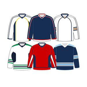 Logo personnalisé Maillot de hockey sur glace pour adulte Équipe professionnelle Broderie en polyester Vêtements portables personnalisables - Product Image 5