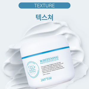 Crema Facial Blanqueadora JINY YUM Coreana de 40 ml, Péptidos, Minerales, Niacinamida, Ácido Hialurónico, Uso Nocturno, Reafirmante, Hidratante para Mujeres - Product Image 6