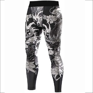 กางเกงเลกกิ้งออกกำลังกายแบบกำหนดเองชุดออกกำลังกายสำหรับผู้ชายกางเกงฟิตเนสไซส์ใหญ่พิเศษ - Product Image 3