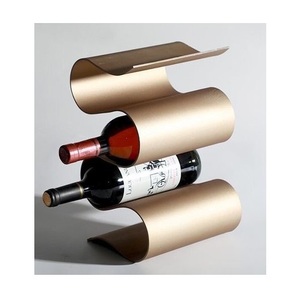 Porte-vin décoratif au sol Design haut de gamme en métal de qualité supérieure pour la décoration de la ferme - Product Image 6