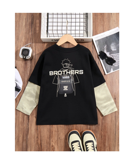 Fabricant Tendance Vente en gros pas cher Pullover Premium Kids Chemises à manches longues Vêtements pour bébé garçon - Product Image 1