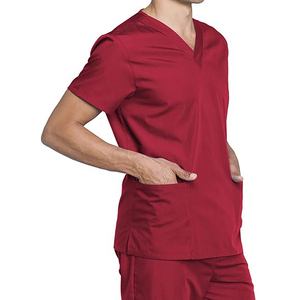 Ensembles de blouses médicales zippées pour hommes, sur mesure, OEM, haute qualité, pour l'été, usage hospitalier, avec détection d'aiguilles, fusion sans couture, personnalisables, vente en gros - Product Image 3