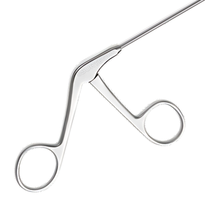 JURASZ Pince à polype laryngé, ouverture droite, 8 mm, manuelle, certifiée CE, en acier inoxydable, instrument chirurgical de précision ORL pour la gorge - Product Image 3